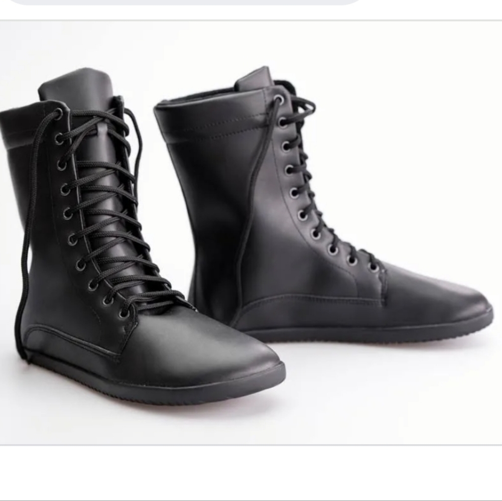 Womens Barefoot Jaya Boot by Ahinsa, Size 41, Black